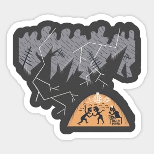 Dancing VS Daily problems Sticker